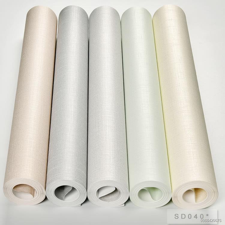 ℗Nonselfadhesive พิเศษ สีพื้นธรรมดา ห้องนั่งเล่น ห้องนอน วอลล์เปเปอร์