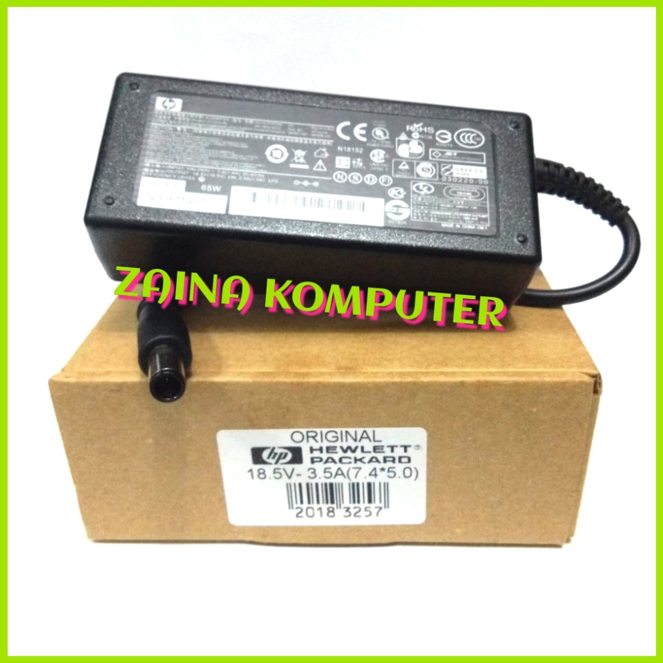 อะแดปเตอร์ชาร์จ HP ของแท้ Compaq Presario CQ40 CQ41 CQ42 CQ43 CQ45 CQ35 CQ20 CQ60 CQ70 18.5V-3.5A