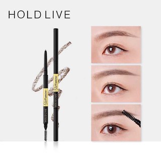 Holdlive SlimBrow Natural Fine Eyebrow Pencil ดินสอเขียนคิ้ว สูตรกันน้ำ เขียนคิ้วง่าย ติดทนนานตลอดทั้งวัน 0.1g