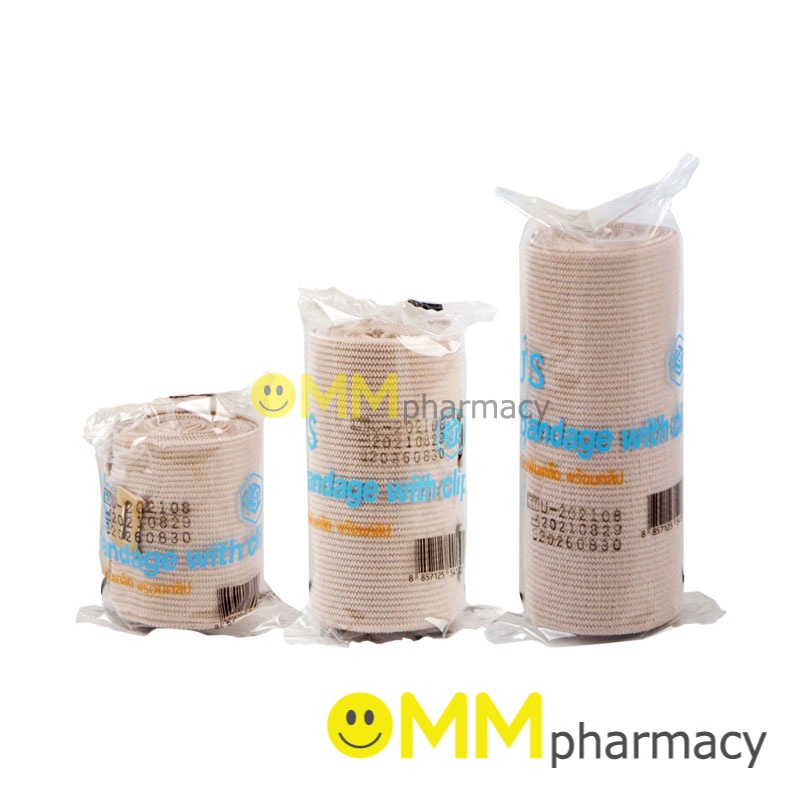 ผ้าพันเคล็ด TPLUS ELASTIC BANDAGE WITH CLIP