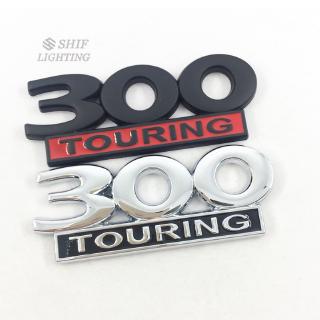 สติ๊กเกอร์โลหะ 300 Touring สำหรับตกแต่งรถยนต์ Chrysler Dodge Jeep