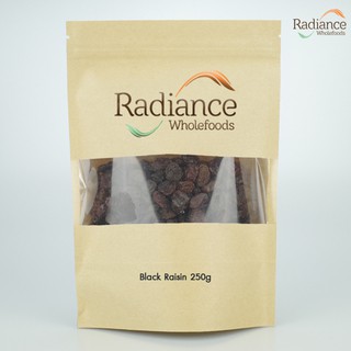 Raisins, Black 250g, Radiance Wholefoods