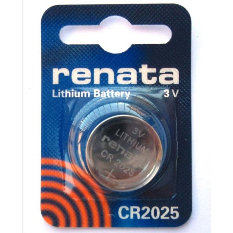 แบตเตอรี่ยี่ห้อrenata เบอร์ CR 2025 วัตร์ 3v