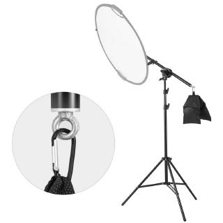 Selens Studio Reflector Holder Arm Grip Holder Panel Reflector Bracket แขนจับรีเฟลก + ขาตั้ง 2 ม + Sand Bag