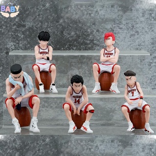 ฟิกเกอร์ PVC รูป Slam Dunk Stool Series Hanamichi Sakuragi Rukawa 5 ชิ้น