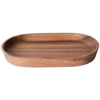 Chabatree Limpid oval tray S ถาดเสริฟไม้ สำหรับ เสริฟอาหาร SIZE S #37  CU055