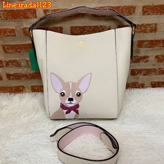 KATE SPADE ANIMAL COLLECTION BUNNY ANDPUPPY  SHOULDER BAG ของแท้ ราคาถูก (สอบถามสินค้าก่อนสั่งซื้อ)​