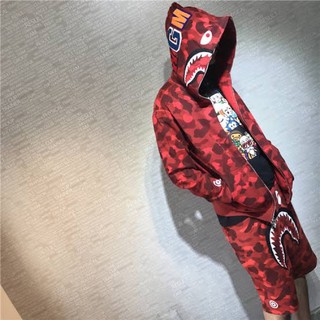 Bape shark hoodie เสื้อหนาวBape💥