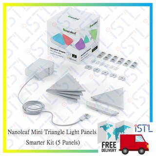 Nanoleaf Mini Triangle Light Panels Smarter Kit (5 Panels)