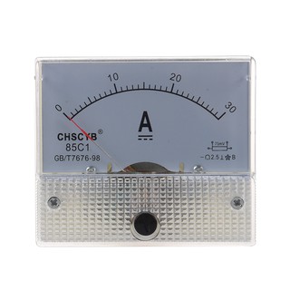 85C1 Analog Current Panel Meter DC 30A AMP Ammeter