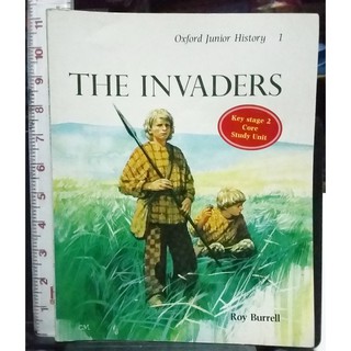 Oxford Junior History 1 : THE INVADERS  หนังสือภาษาอังกฤษ ปกอ่อน มือสอง จัดส่งของวันจันทร์