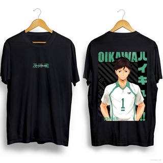 เสื้อยืดโอเวอร์ไซส์【Haikyuu】เสื้อยืดแขนสั้น Oikawa คุณภาพสูงแฟชั่นสําหรับผู้หญิง S-4XlS-3XL