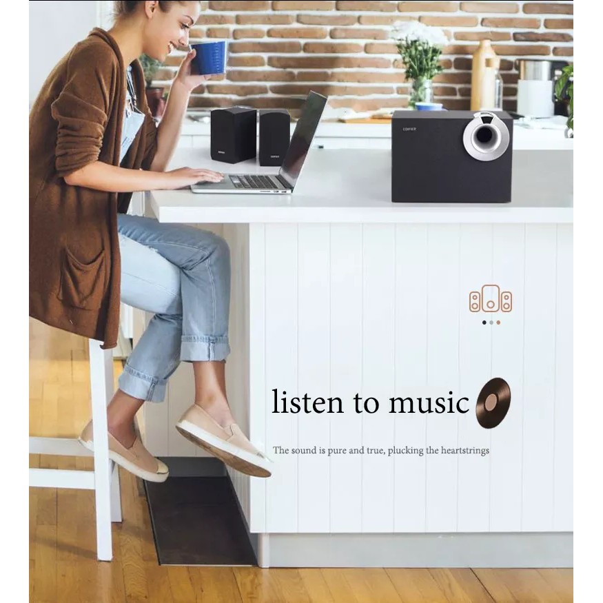 Edifier R206BT ลำโพงบลูทู ธ คอมพิวเตอร์หน้าแรกเดสก์ท็อปมัลติมีเดียซับ ...