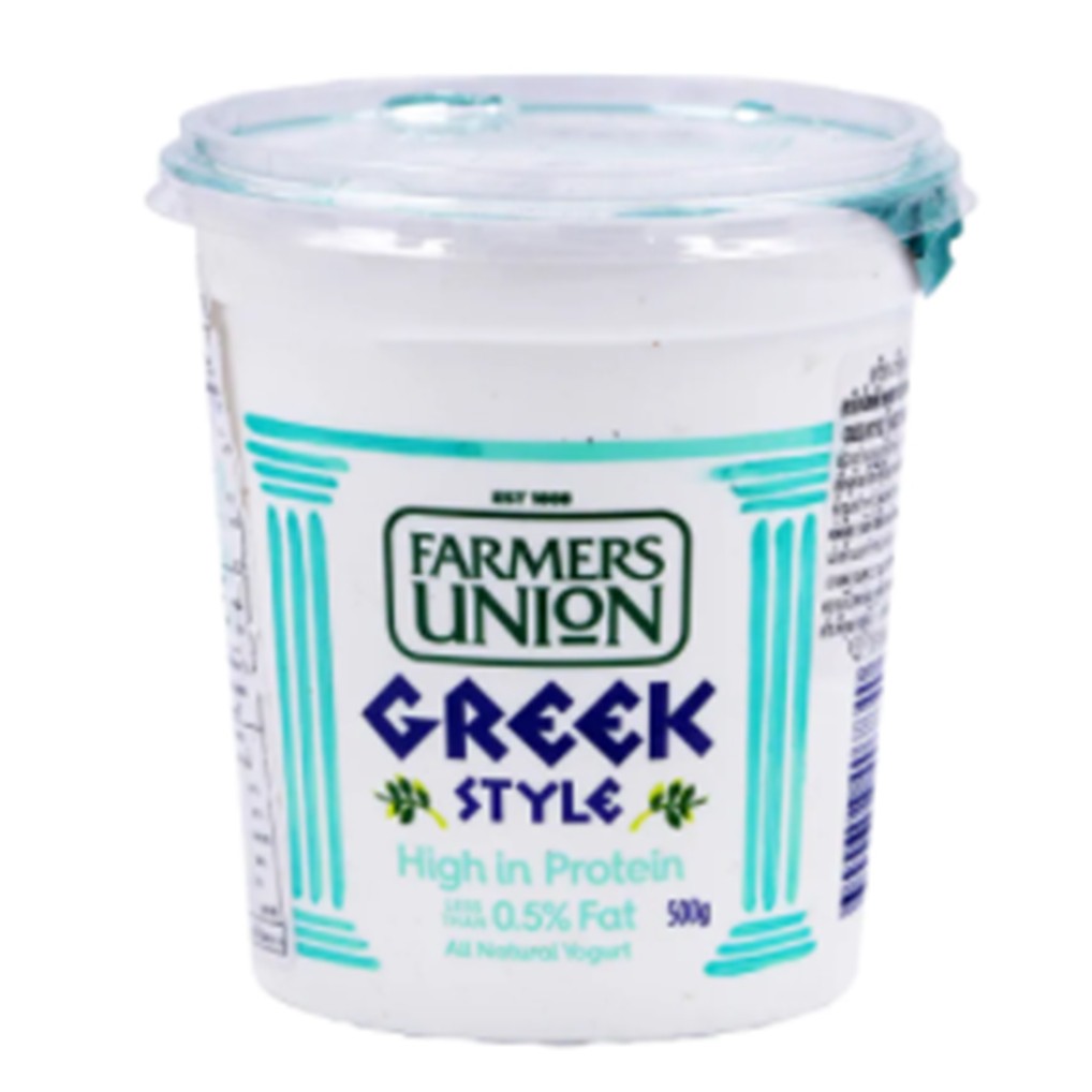 Farmers Union High Protein Greek Yogurt Formula 500g.ฟาร์เมอรส์ยูเนียนโยเกิร์ตแบบกรีกสูตรโปรตีนสูง 5