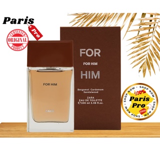 น้ำหอมซาร่า Zara For Him Eau De Toilette 100 ml (3.38 FL. OZ) นำเข้าจากฝรั่งเศส