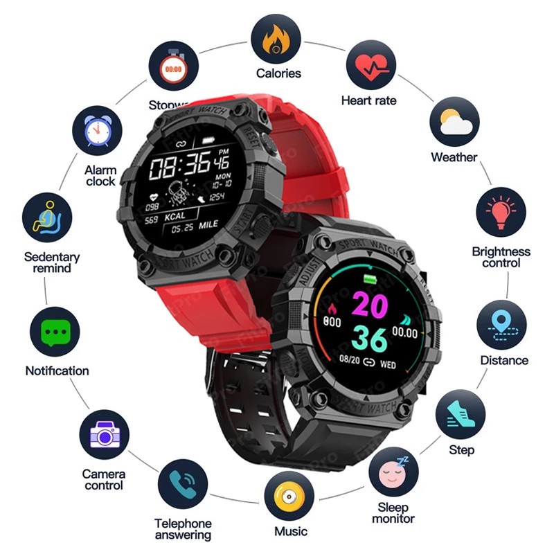 Fd68s Y56 นาฬิกาข้อมือสมาร์ทวอทช์ Y68 วัดอัตราการเต้นหัวใจ รองรับ Android IOS