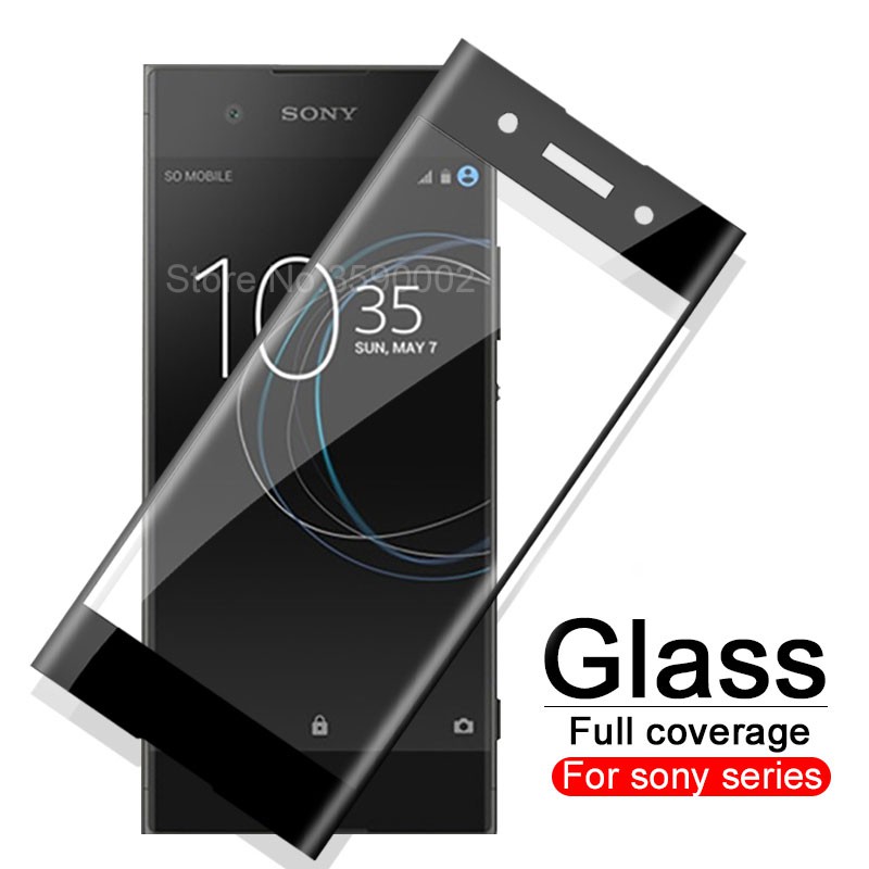 Sony Xperia XA XA1 XA2 Ultra 10 Plus XA3 Plus 20D ฟิล์มกระจก แบบเต็มจอ
