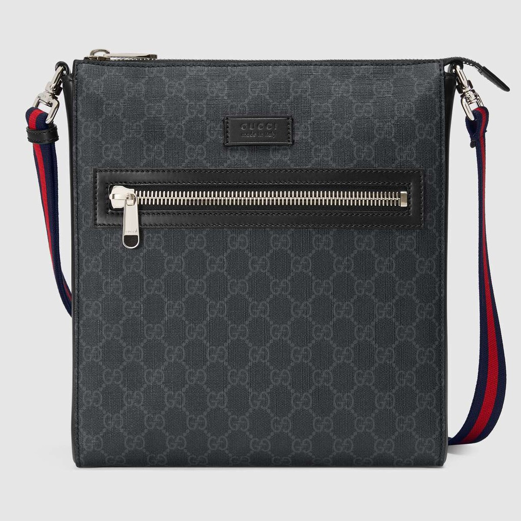 Gucci / New / GG Supreme canvas messenger bag / ของแท้ 100% / 21-27CM