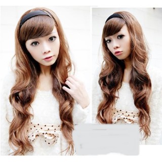 Half Wig วิกครึ่งหัว ที่คาดผม ฮาร์ฟวิก ความยาว 70 cm