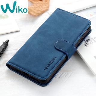 เคสโทรศัพท์หนัง ฝาพับ พร้อมช่องใส่บัตร สําหรับ Wiko Power U10 U20 U30 Y81 Y61 / Y80 / Sunny 4 Plus / Sunny 5 / View 4 Lite / View 5 Plus/ Y60