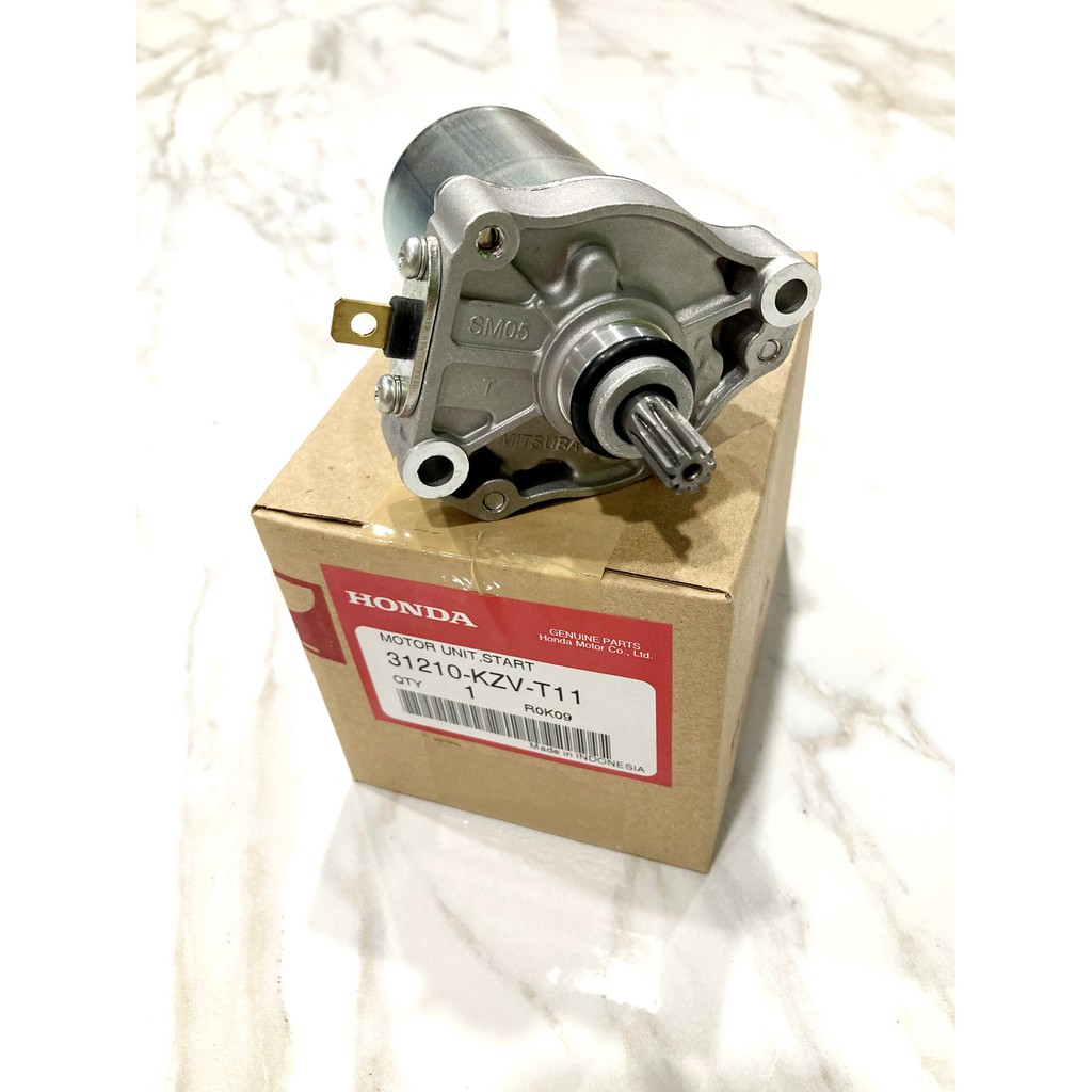มอเตอร์สตาร์ท ไดสตาร์ท ดรีม110i,SUPER CUB อะไหล่แท้ ฮอนด้า 31210-KZV-T11