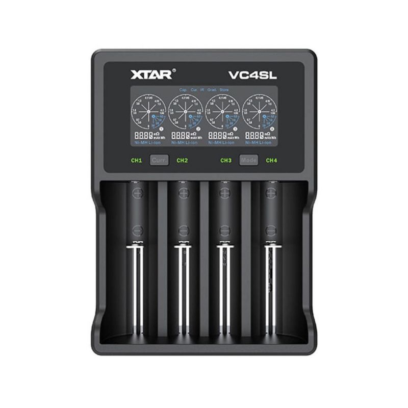 เครื่องชาร์จถ่าน XTAR VC4SL ของแท้ หน้าจอdigital(สินค้าออกใบกำกับภาษึได้)