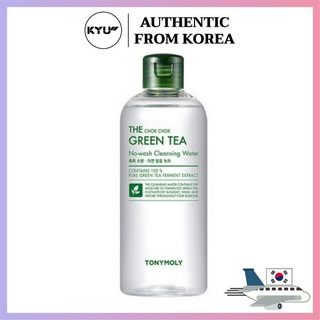 Tonymoly The Chok Chok คลีนซิ่งวอเตอร์ สูตรชาเขียว ไม่ล้างทําความสะอาด ขนาด | Tonymoly The Chok Chok Green Tea No-Wash Cleansing Water