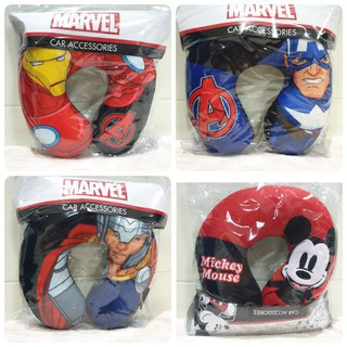 หมอนรองคอตัวยู ลิขสิทธิ์แท้ Marvel Iron man, Captain America, Thor, Mickey mouse