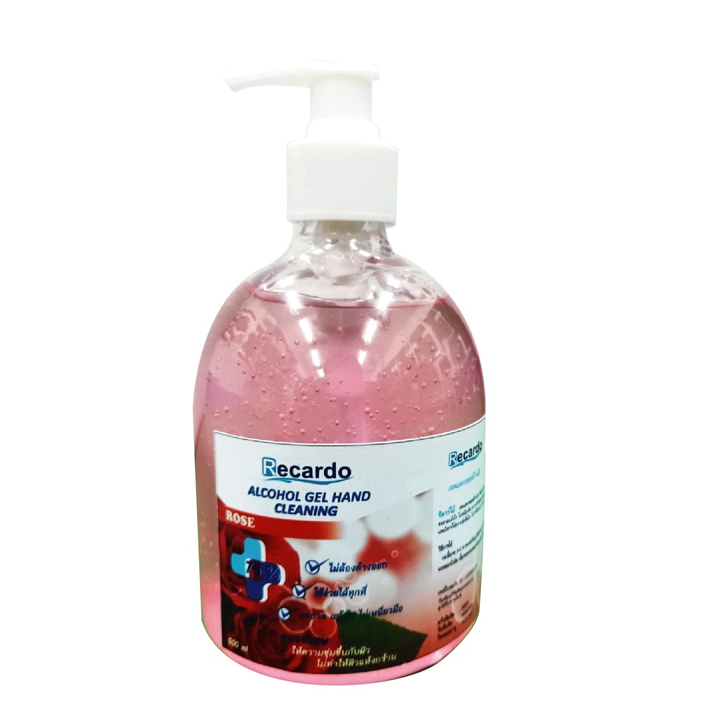 Recardo AROMA ALCOHOL GEL ROSE เจลแอลกอฮอล์ กลิ่น กุหลาบ 500 ml