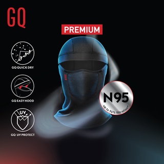 GQ Biker Mask PM2.5 โม่งระบายอากาศ กันฝุ่นPM2.5 กันรังสี UV