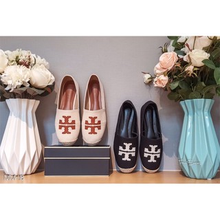 ***เชคสินค้าก่อนสั่งซื้อ***รองเท้าคัชชูToryburch งานผ้าแคนวาส