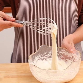 พร้อมจัดส่ง🚛ตะกร้อตีไข่ ตะกร้อตีแป้ง 8/10/12นิ้ว สแตนเลส 304 Stainless Steel Egg Whisk H-B-5