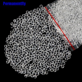 (Permanentfly) เพชรคริสตัล 4.5 มม. อุปกรณ์ตกแต่งงานแต่งงานเจ้าสาว 2000 ชิ้น
