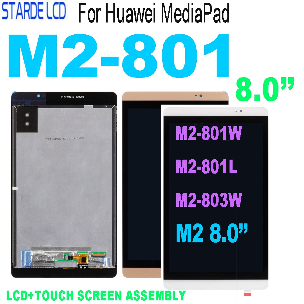 8.0'' For Huawei Mediapad M2 M2-801 M2-801L M2-802L M2-801W M2-803L LCD Display Touch Screen Digitiz