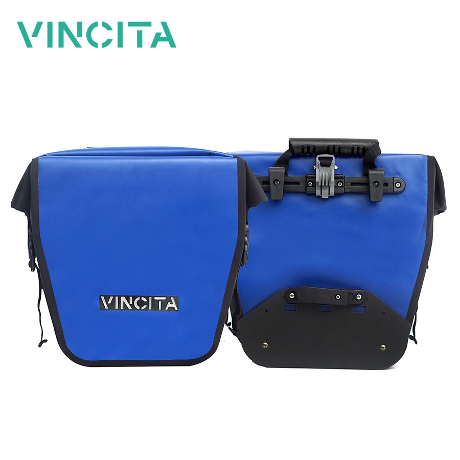 Vincita กระเป๋าแพนเนียร์เดี่ยวฝาม้วน (คู่หลัง) กันน้ำ 100 % ราคาต่อคู่ (2ใบ) วินสิตา (B060WP-V) รับประกันสินค้า 1 ปี — صورة 2