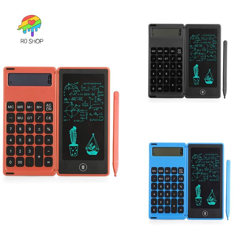 เครื่องคิดเลข Notepad 6 นิ้ว LCD การเขียนแท็บเล็ต Digital Drawing Pad พร้อมปากกาสไตลัสลบปุ่มล็อคฟังก