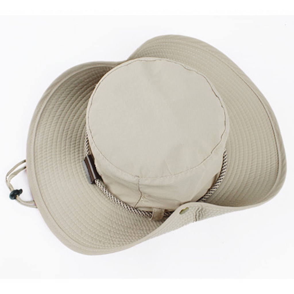 หมวก Bucket Hat Camping Outdoor Adventure ผ้าร่ม ไนล่อน รูปที่ 8