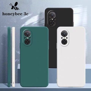 เคสโทรศัพท์ Huawei Nova 11i 11 10 Pro Y90 Y70 Plus Y61 9 SE ขอบสี่เหลี่ยม ป้องกันเลนส์เหลว ซิลิโคน เรียบ สีแคนดี้ สีพื้น เคสป้องกัน ฝาหลัง