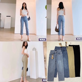 👖NN-ST🌟#20207 กางเกงยีนส์ผ้ายืด 5 ส่วน รุ่นนี้บอกเลยต้องปัง งานผ้ายืดหยุ่นกระชับดี ปลายขา เย็บเก็บ งานฟอกสีสวยๆ