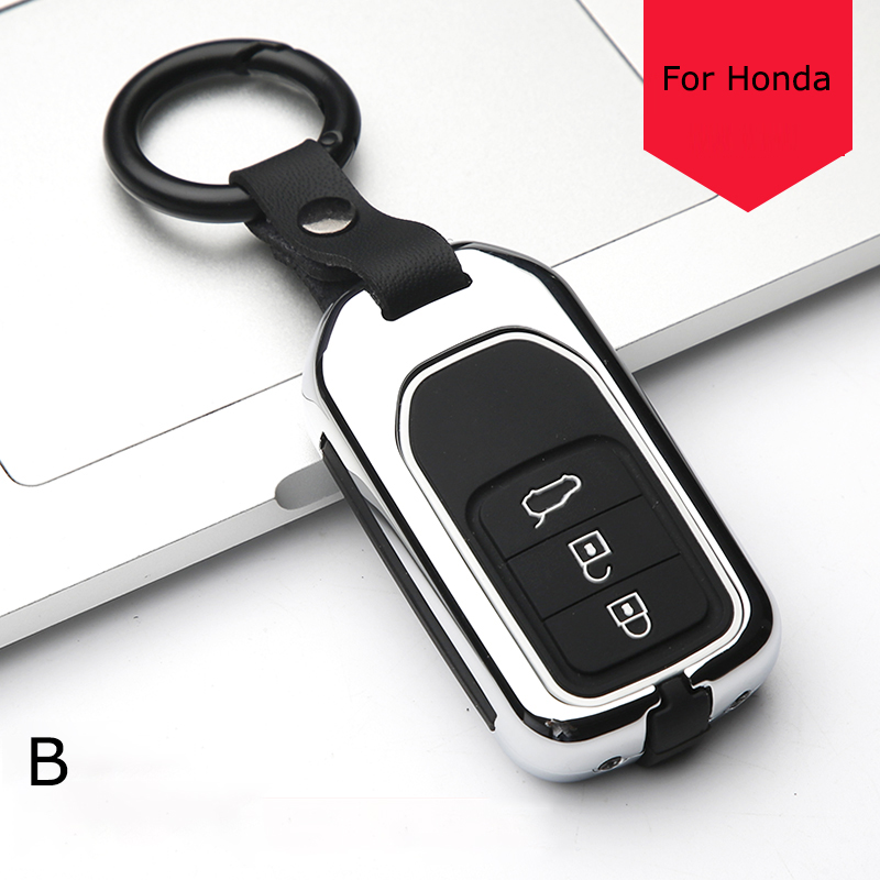เคสกุญแจรีโมทรถยนต์ 3 ปุ่มสําหรับ Honda City / Accord / Crv 2014-2020