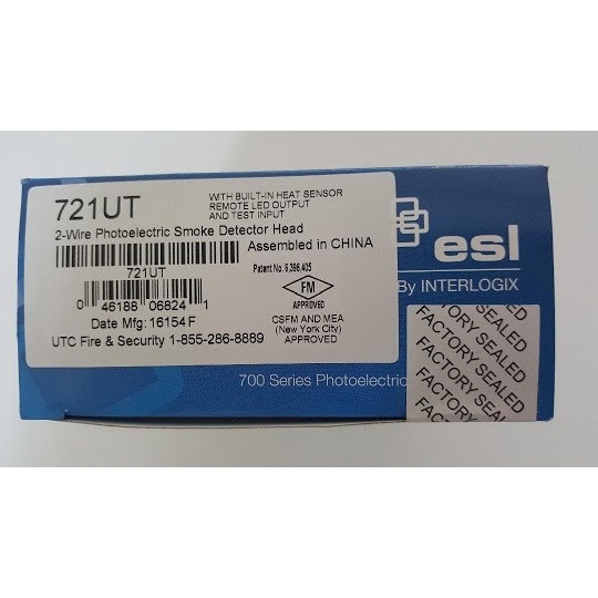 ESL 2-Wire photoelectric smoke detector 721 UT Edward