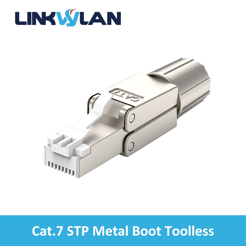 Linkwylan P118 RJ45 Field Termination Plug Cat 5e Cat6A Cat7 UTP Shielded Fast ติดตั้ง Connector Too