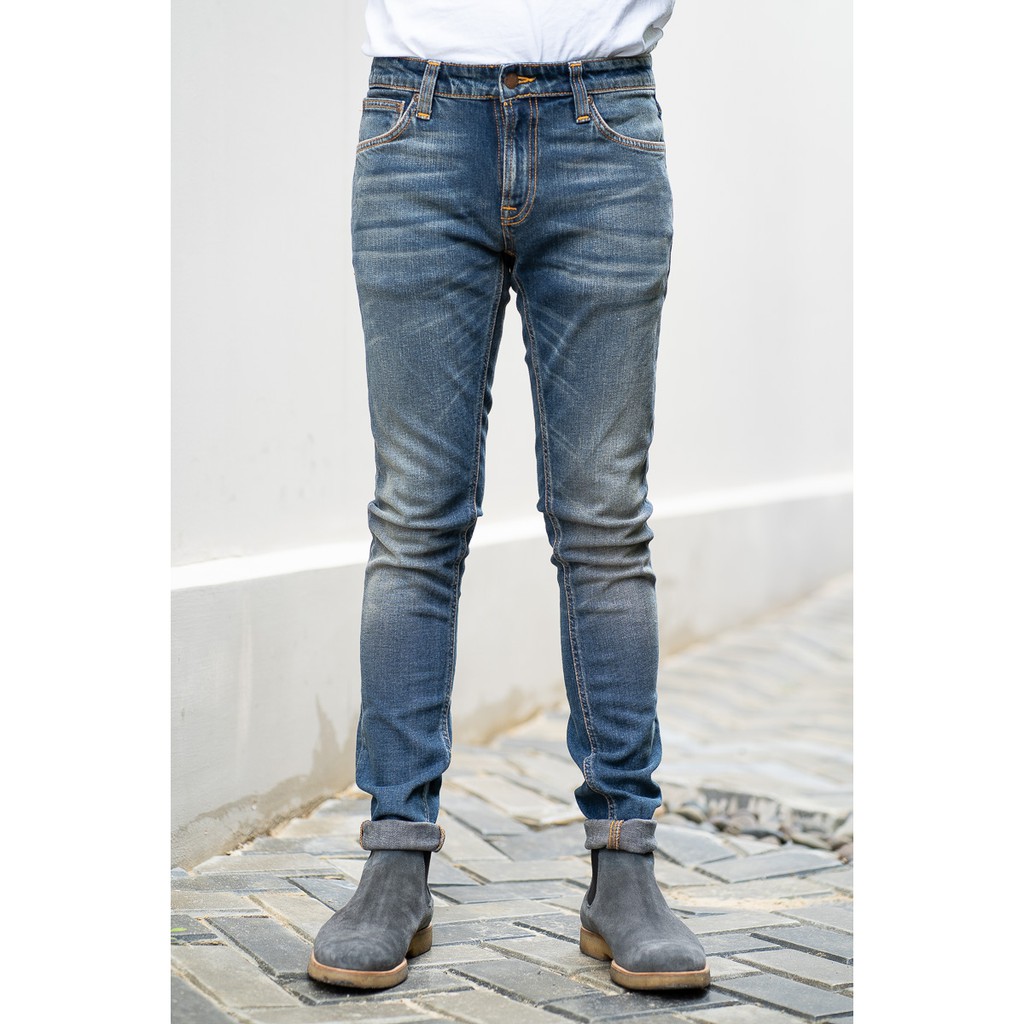 nudie jeans skinny lin cold blues