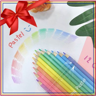 สีไม้พาสเทล 12 สี dreamy 12 pastel colour pencils