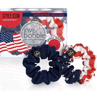 ✨พร้อมส่ง ลดแรง❗️Invisibobble Sprunchie Americana ยกกล่อง 2 เส้น