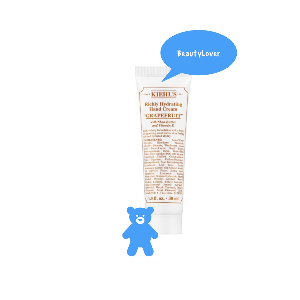 พร้อมส่ง ครีมบำรุงมือ คีลส์ Kiehl’s Richly Hydrating Hand Cream กลิ่น