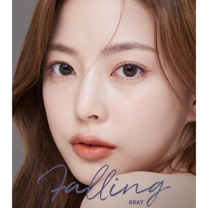 คอนแทคเลนส์ 🌈Falling🌈 Brown / Gray (Gaezz Secret) ขนาดมินิ 💖ขายดี🍭สุดฮิตจากเกาหลี🔥 - รูปที่ 3