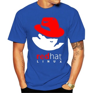 คอลูกเรือเสื้อยืดคอกลมเสื้อยืดแฟชั่น 2021 Red Hat Linux Os Tron สีดําสําหรับผู้ชาย Sxx Oneck 100%ผ้าฝ้ายแท้