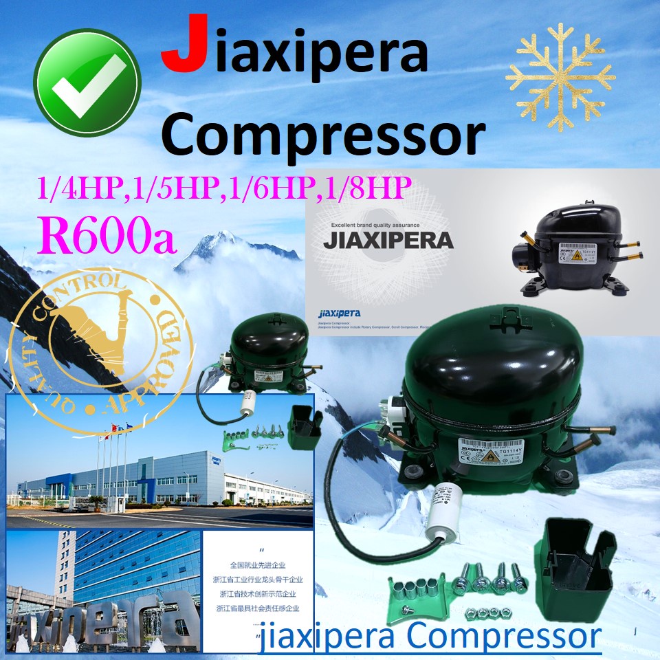 1 ลูก คอมเพรสเซอร์ ตู้เย็น อะไหล่ตู้เย็น น้ำยา R600a หลายรุ่น 14 15 16 ...
