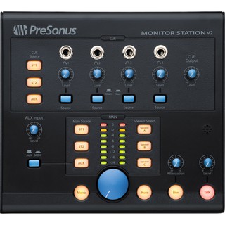 PreSonus Monitor Station V2 คอนโทรลสตูดิโอ, มี Talkback, ต่อลำโพงได้ 3 คู่, ต่อหูฟังได้ 4 ช่อง ฯลฯ รับประกัน 1ปี